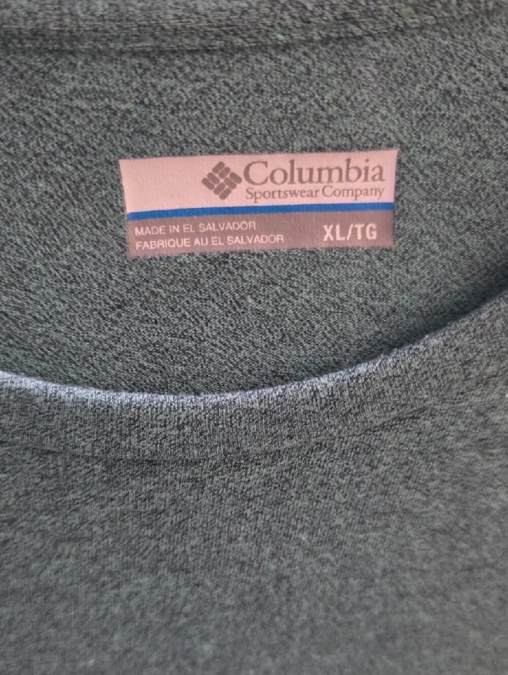 Columbia Men's Short Sleeve Tee - Teal Green Heather - Picture 2 of 3